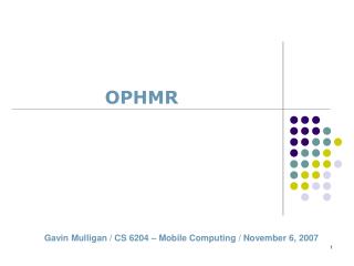 OPHMR