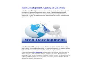 Web Development Agency in Chiswick
