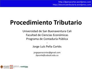 Procedimiento Tributario