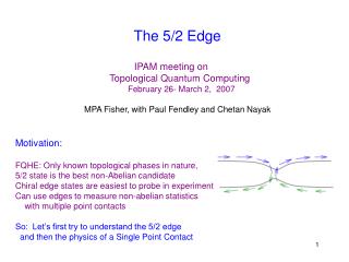 The 5/2 Edge