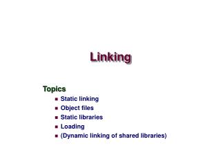 Linking