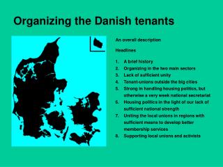 Organizing the Danish tenants