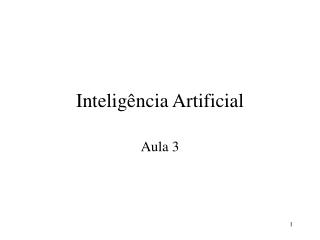 Inteligência Artificial