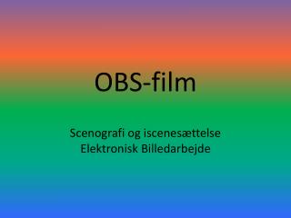OBS-film