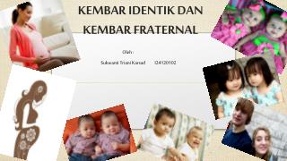 KEMBAR IDENTIK DAN KEMBAR FRATERNAL