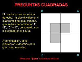 PREGUNTAS CUADRADAS