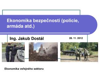 Ekonomika bezpečnosti (policie, armáda atd.)