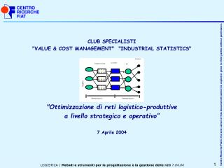 CLUB SPECIALISTI &quot;VALUE &amp; COST MANAGEMENT&quot; &quot;INDUSTRIAL STATISTICS&quot;