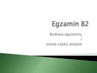 Egzamin B2