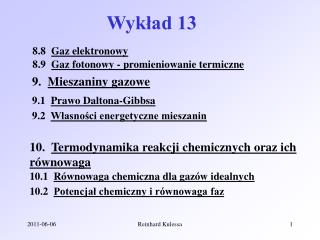 Wykład 13