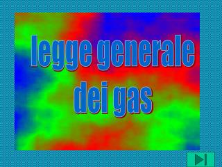 legge generale dei gas