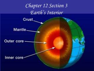 Chapter 12 Section 3 Earth’s Interior