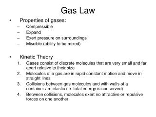 Gas Law