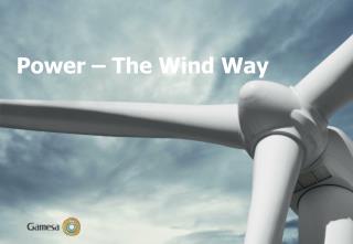 Power – The Wind Way