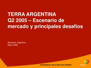 CONFIDENCIAL SOLO PARA USO INTERNO