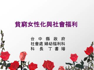 貧窮女性化與社會福利