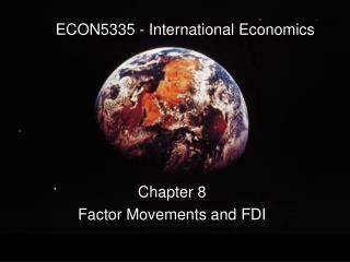 ECON5335 - International Economics