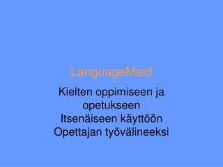 LanguageMaid