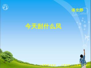 今天刮什么风