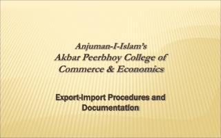 Anjuman-I-Islam’s Akbar Peerbhoy College of Commerce &amp; Economics