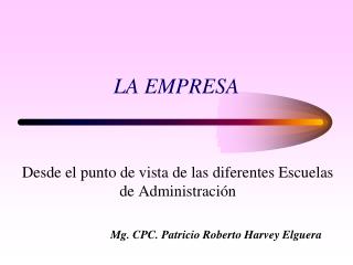 LA EMPRESA