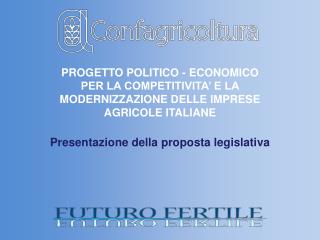 Presentazione della proposta legislativa