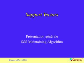 Support Vectors