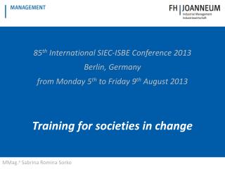 Societies in Change …