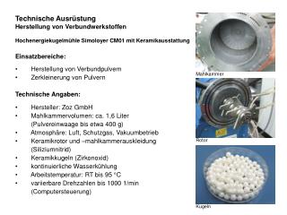 Technische Ausrüstung Herstellung von Verbundwerkstoffen