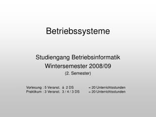 Betriebssysteme