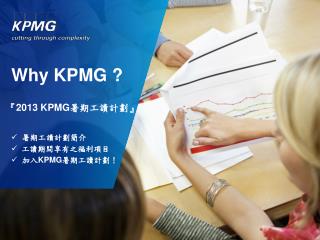 Why KPMG ?