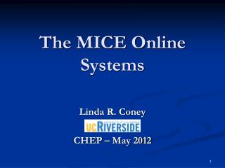 The MICE Online Systems