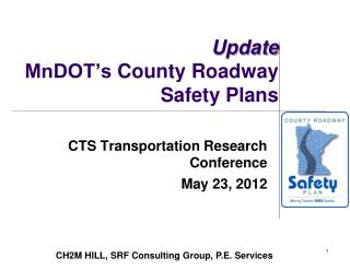 Update MnDOT’s County Roadway Safety Plans