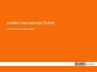 mobileternational GmbH