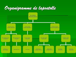 Organigramme de lapostolle