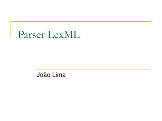 Parser LexML