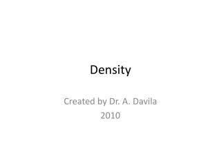 Density