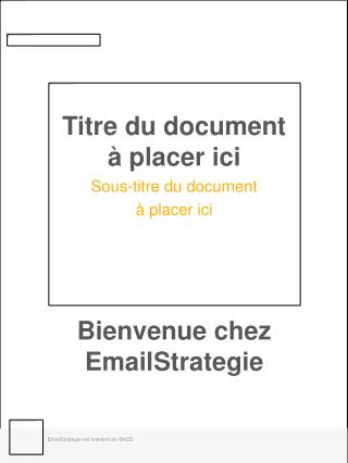 Bienvenue chez EmailStrategie