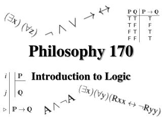 Philosophy 170