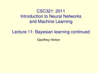 Geoffrey Hinton