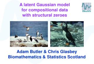 A latent Gaussian model for compositional data with structural zeroes