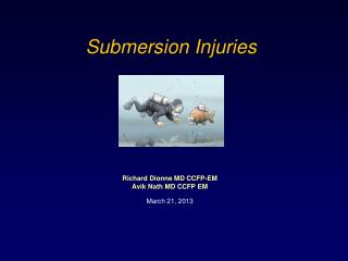 Submersion Injuries