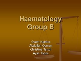 Haematology Group B