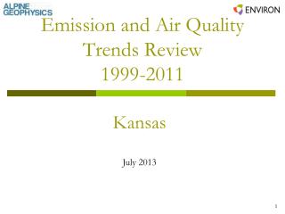 Emission and Air Quality Trends Review 1999-2011