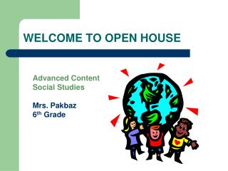 WELCOME TO OPEN HOUSE