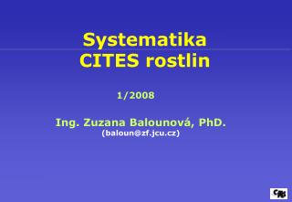 Systematika CITES rostlin