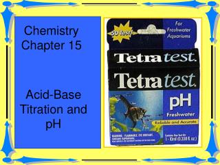 Chemistry Chapter 15