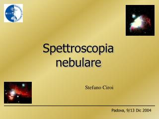 Spettroscopia nebulare