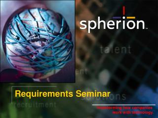 Requirements Seminar