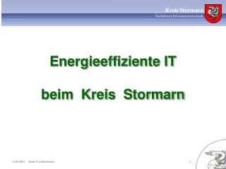 Energieeffiziente IT beim Kreis Stormarn